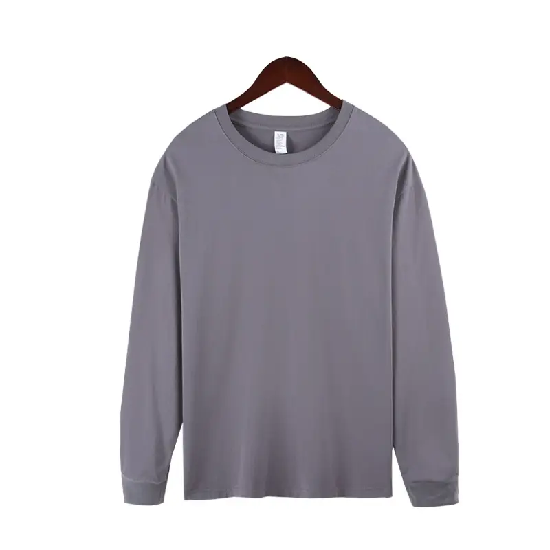 Heavy Combed Cotton Oversize Long Sleeve T-Shirt - Image 2