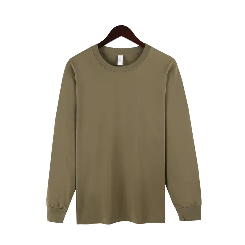 Heavy Combed Cotton Oversize Long Sleeve T-Shirt - Image 6