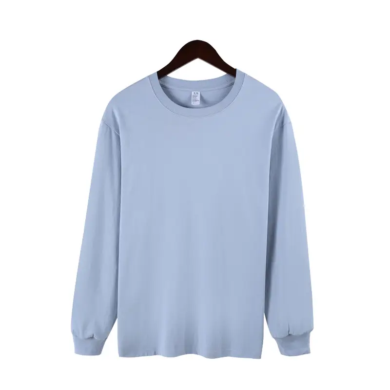 Heavy Combed Cotton Oversize Long Sleeve T-Shirt - Image 7