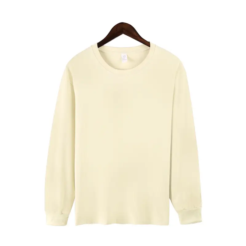 Heavy Combed Cotton Oversize Long Sleeve T-Shirt - Image 8