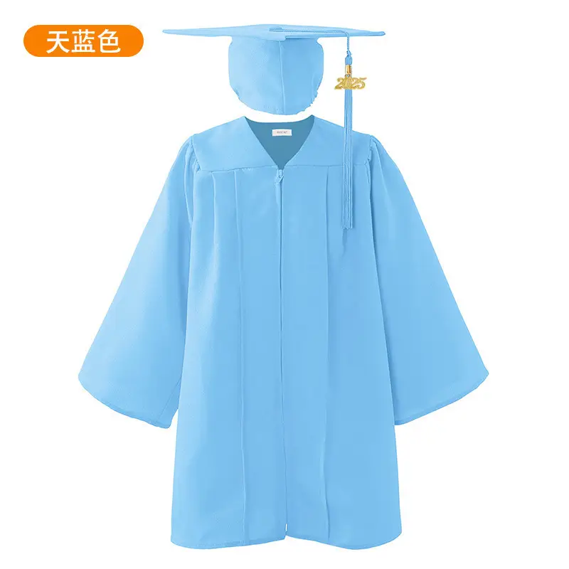 2025 Graduation Dress Navy Blue Bachelor's Suit