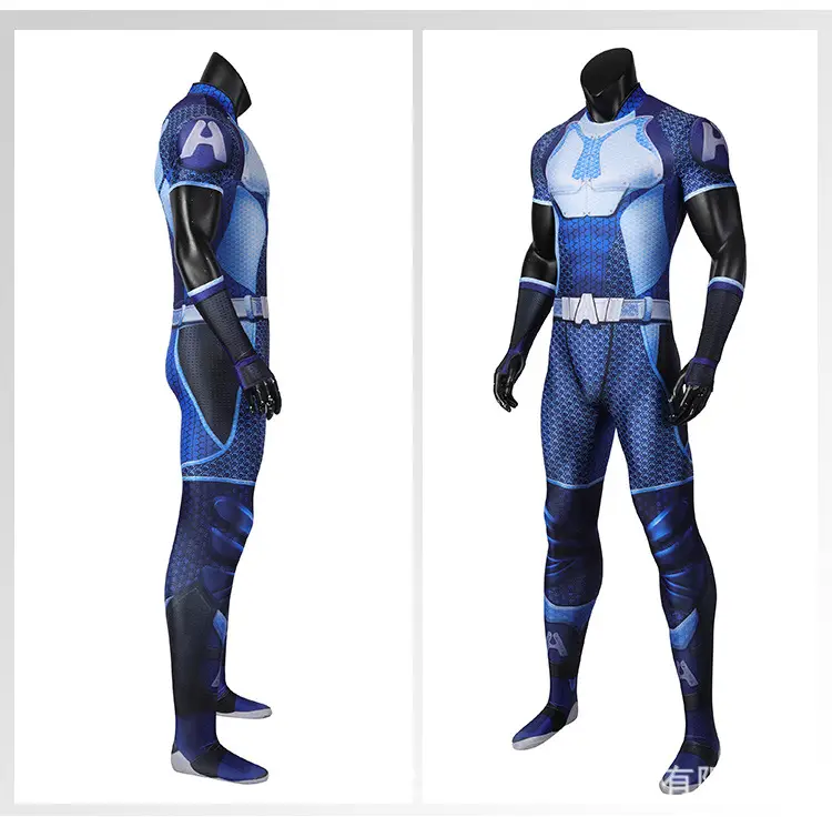 Blue Mesh Padded Suit for Cosplay & Training — feature 19