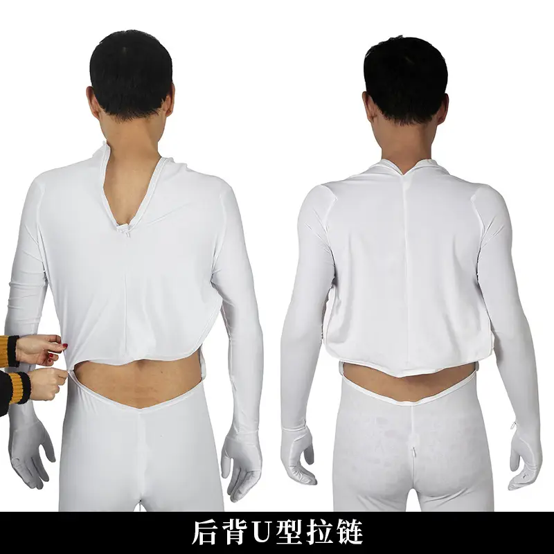 Blue Mesh Padded Suit for Cosplay & Training - Image 3