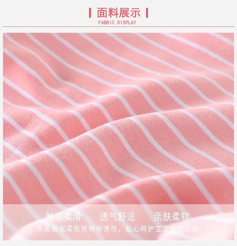 Girls Striped Fleece Lined Sweater Top — feature 7