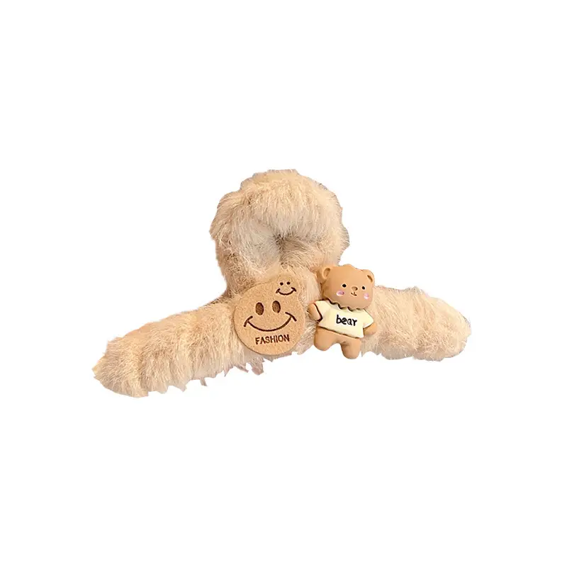 Autumn Plush Hair Clip for Women Large Size - Image 12