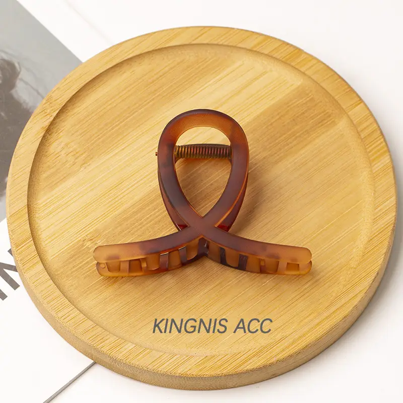 Kingnis ACC Hair Grab Clip 8cm Bamboo Display - Image 15