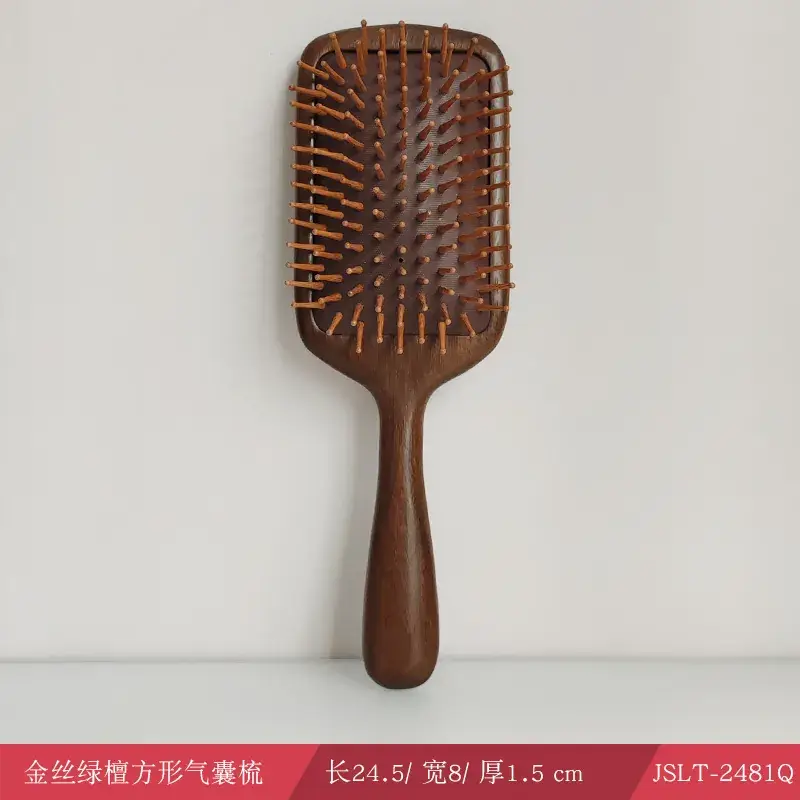 Large Sandalwood Air Cushion Hair Brush for Scalp Massage - Image 3