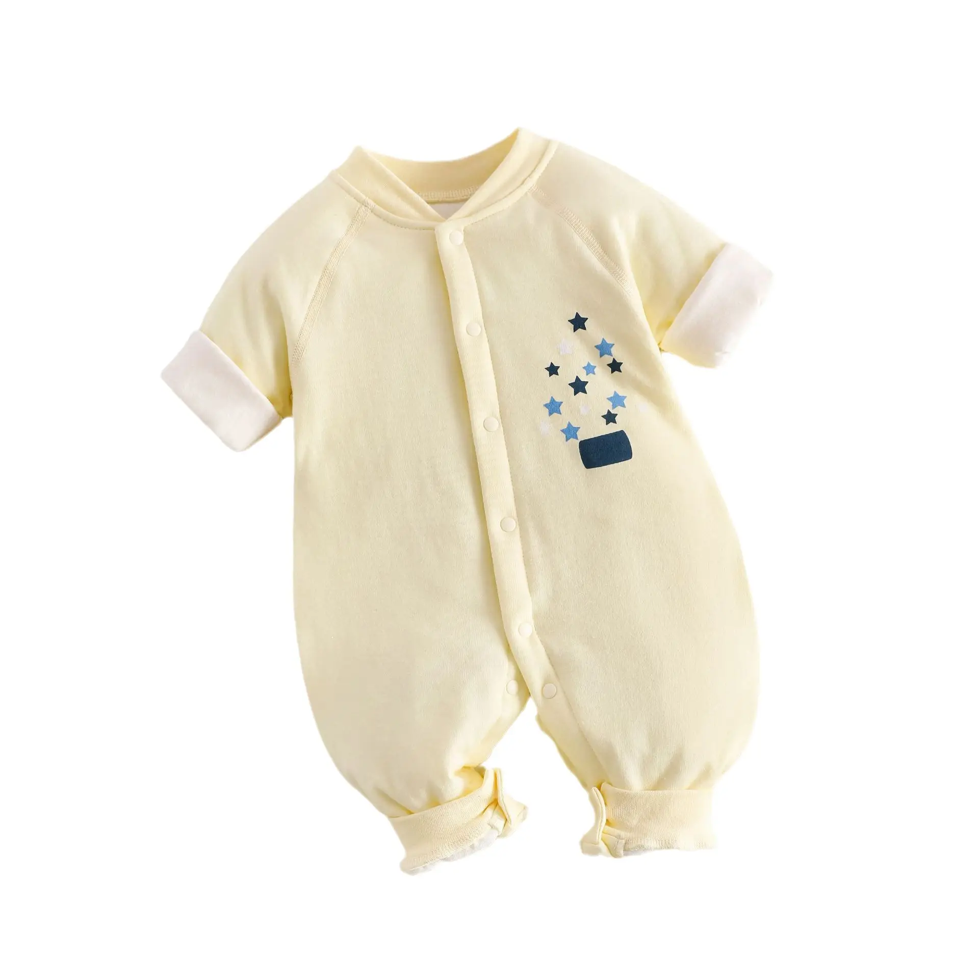 Newborn Boneless Cotton Split Suit Blue White 40g - Image 11