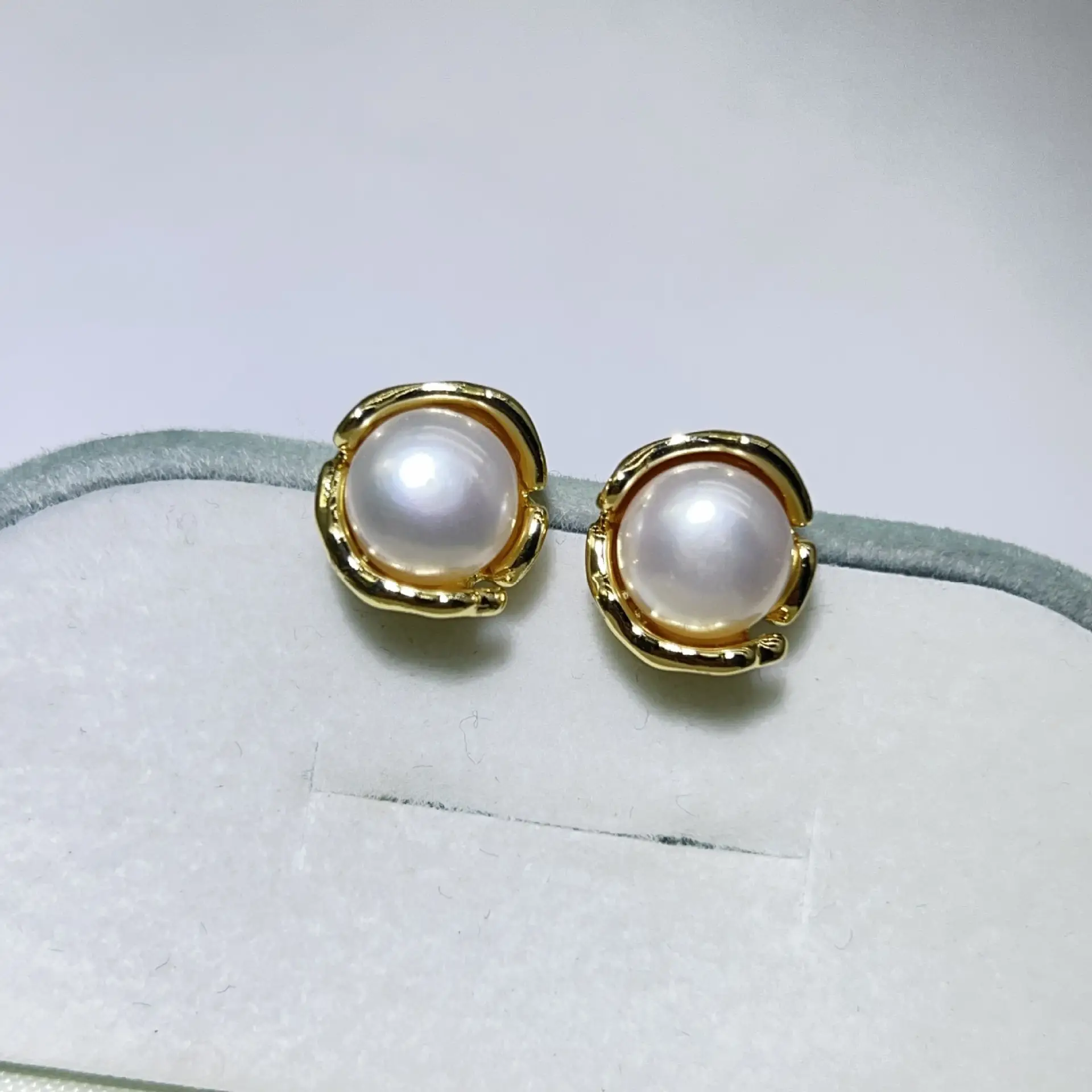 S925 Gold Pearl Earrings Set for Women — feature 10