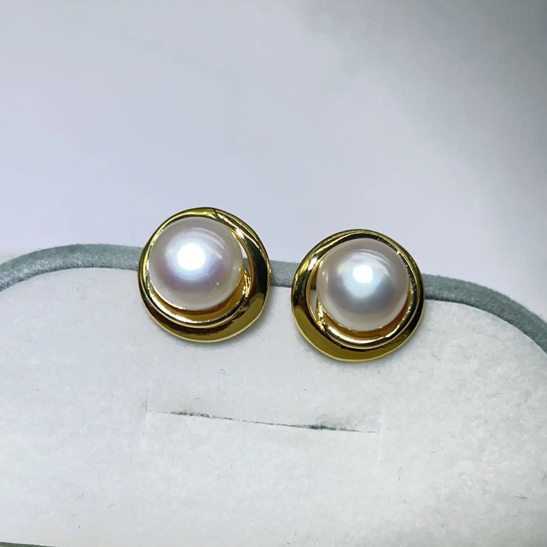 S925 Gold Pearl Earrings Set for Women — feature 11