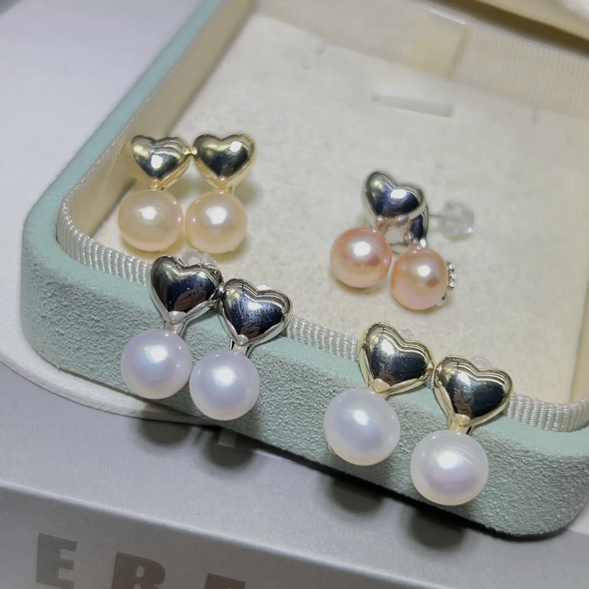 S925 Gold Pearl Earrings Set for Women — feature 5