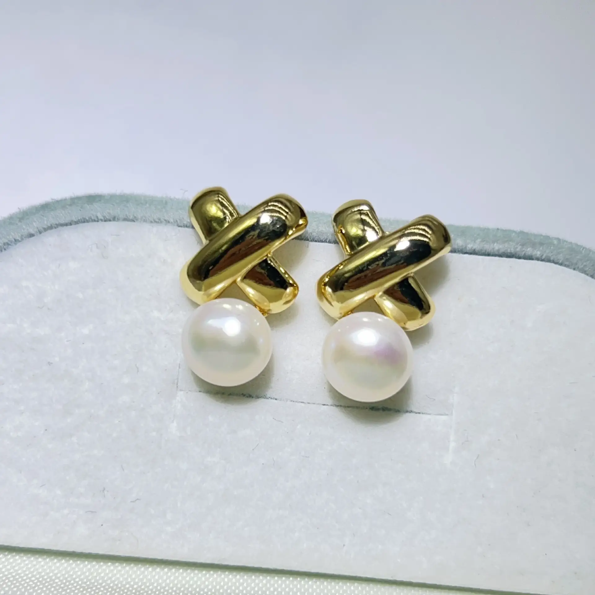 S925 Gold Pearl Earrings Set for Women — feature 8