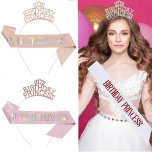 60 & fabulous Gold Diamond Hairband Set — feature 25