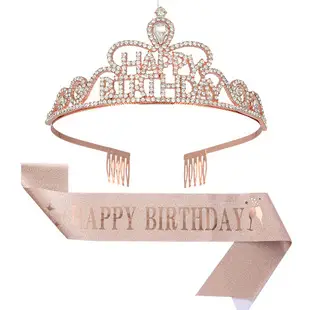 60 & fabulous Gold Diamond Hairband Set — feature 35
