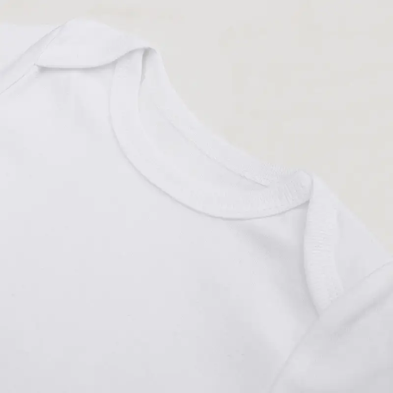Little Miss New Year Long Sleeve Cotton Baby Suit White — feature 7