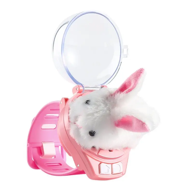 Plush Toy Nezha 2 Mini Children's Alloy Watch Remote Control Car Engineering Remote Control Excavator Pink Rabbit