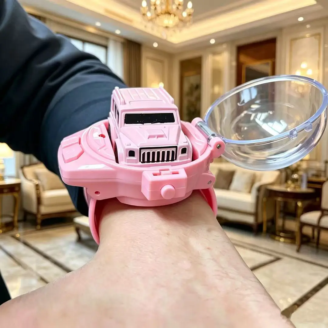 Plush Toy Nezha 2 Mini Children's Alloy Watch Remote Control Car Engineering Remote Control Excavator Pink Rabbit