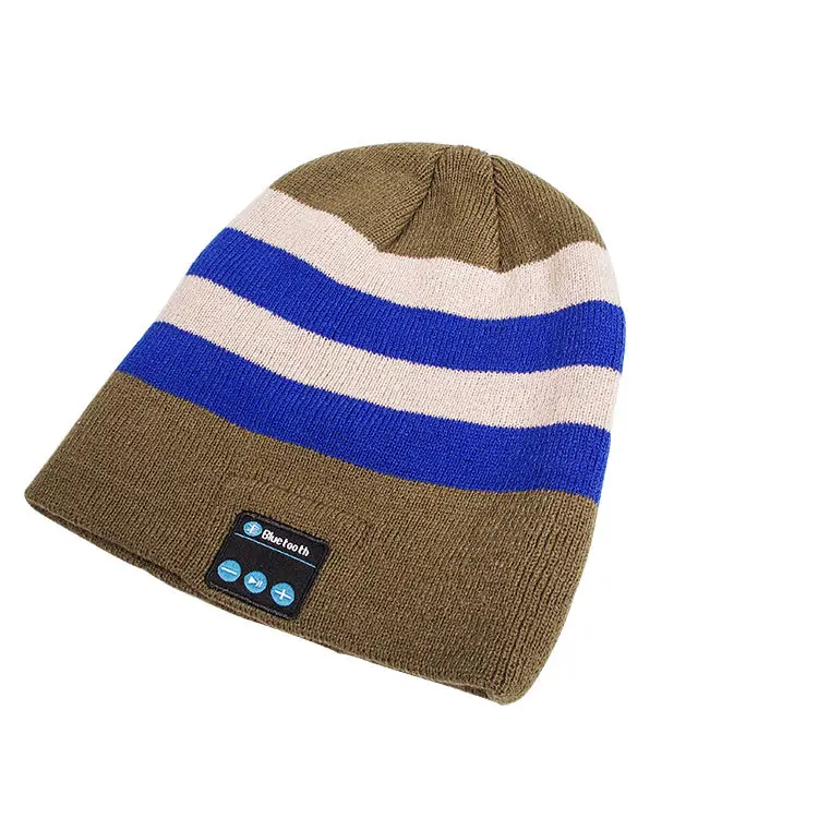 New Arrival Knitted Sun Hat with Stripes - Image 2