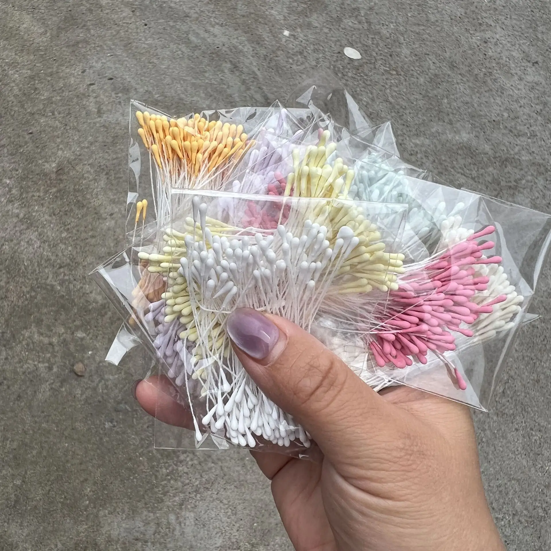 Flower Core Matte Gypsum Rose Lily Material Educational Crafts — feature 1