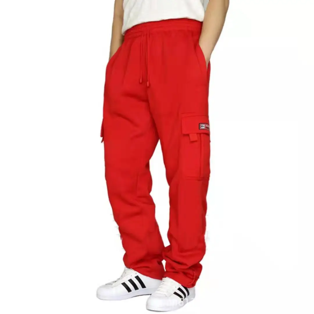 2022 Blue Velvet Cargo Pants for Men - Image 12