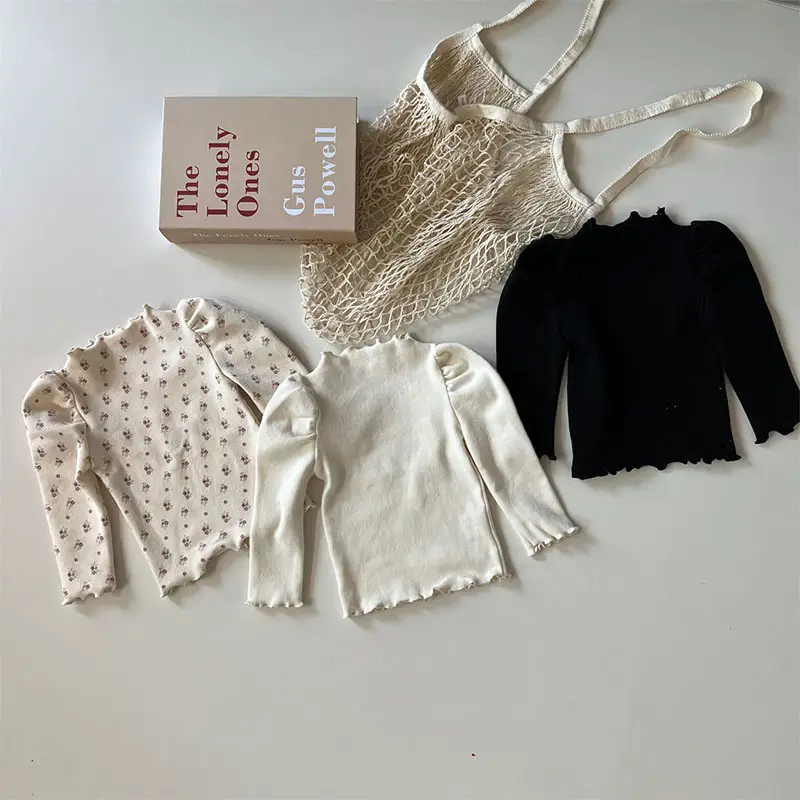 Korean Style Baby Long Sleeve T-Shirt White Black — feature 6