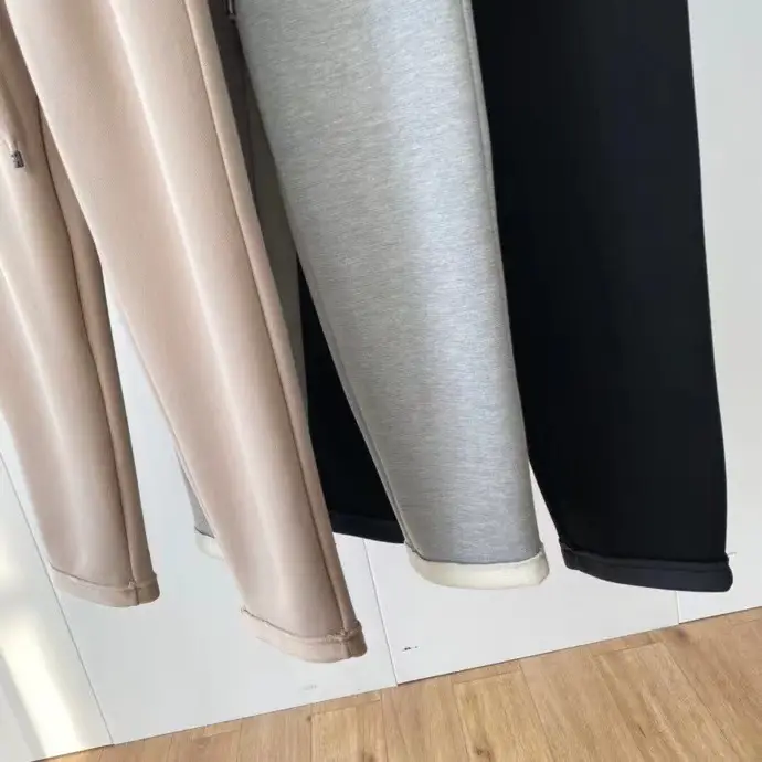 Women Winter Warm Drawstring Sweatpants Three Color