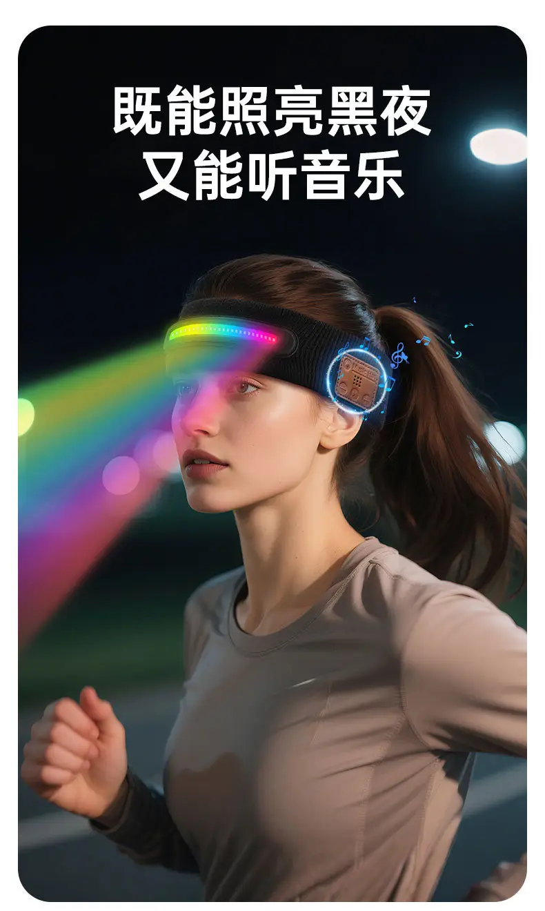 Wireless Bluetooth Music Headband with Binaural Sound — feature 22