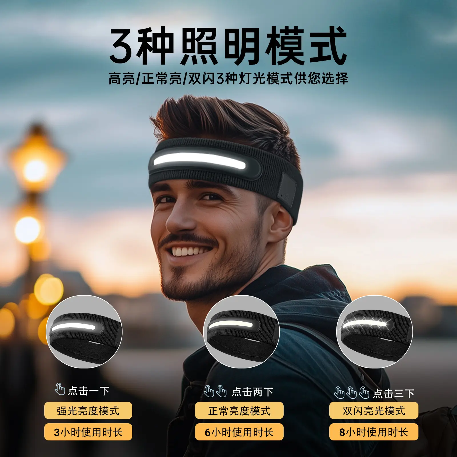 Wireless Bluetooth Music Headband with Binaural Sound — feature 34