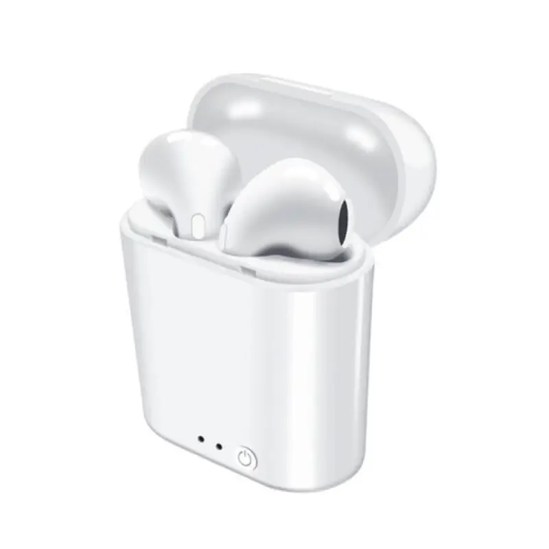 I7s Huaqiang White Bluetooth Headset with Long Battery - Image 5