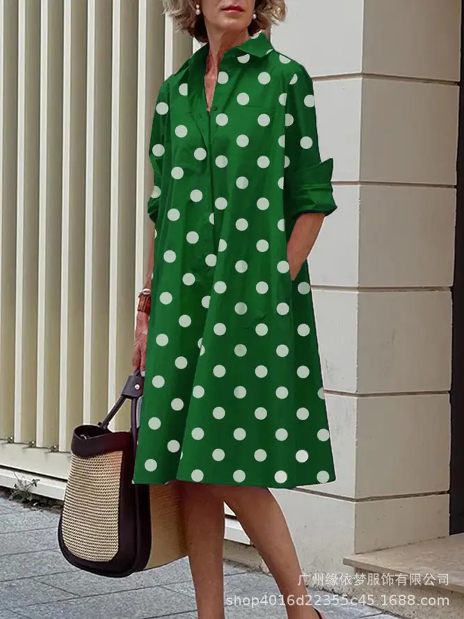 Pink Floral Printed Cardigan Dress for Women - Image 6