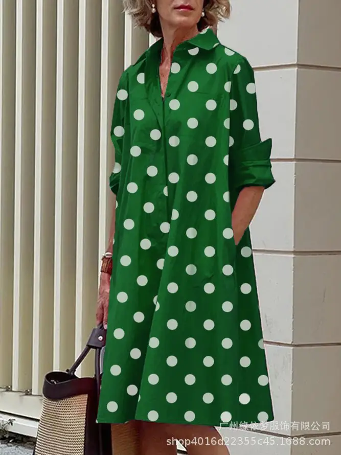 Pink Floral Printed Cardigan Dress for Women — feature 15