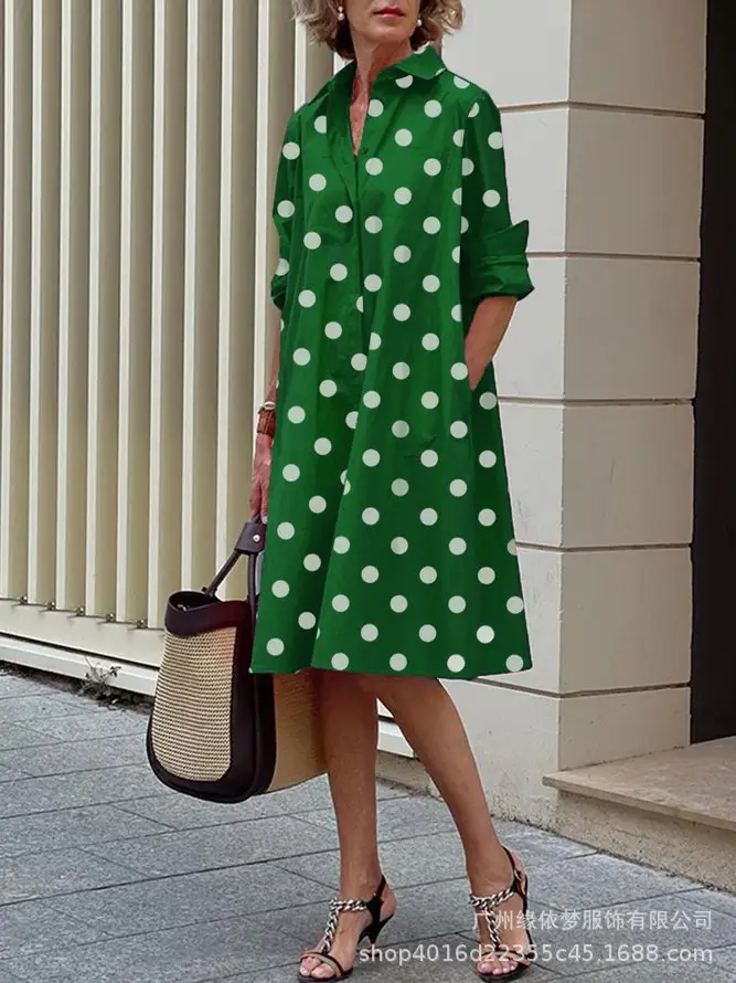 Pink Floral Printed Cardigan Dress for Women — feature 16