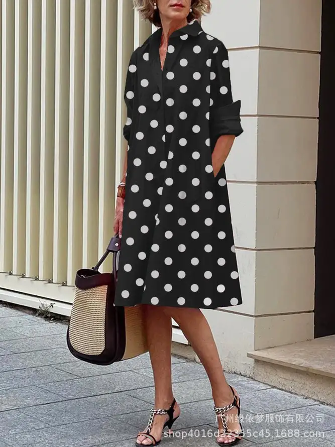 Pink Floral Printed Cardigan Dress for Women — feature 17