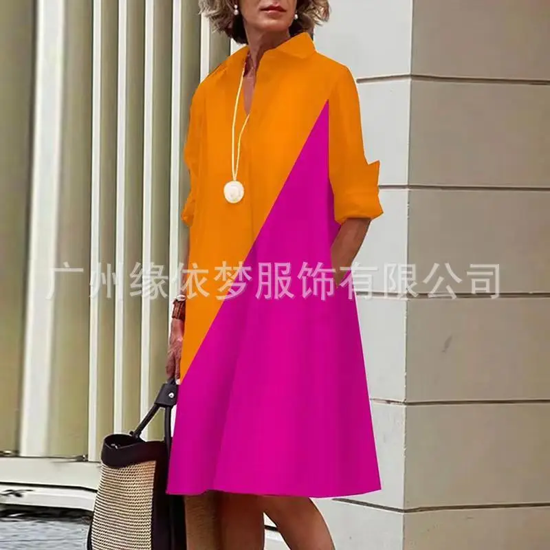 Pink Floral Printed Cardigan Dress for Women - Image 2
