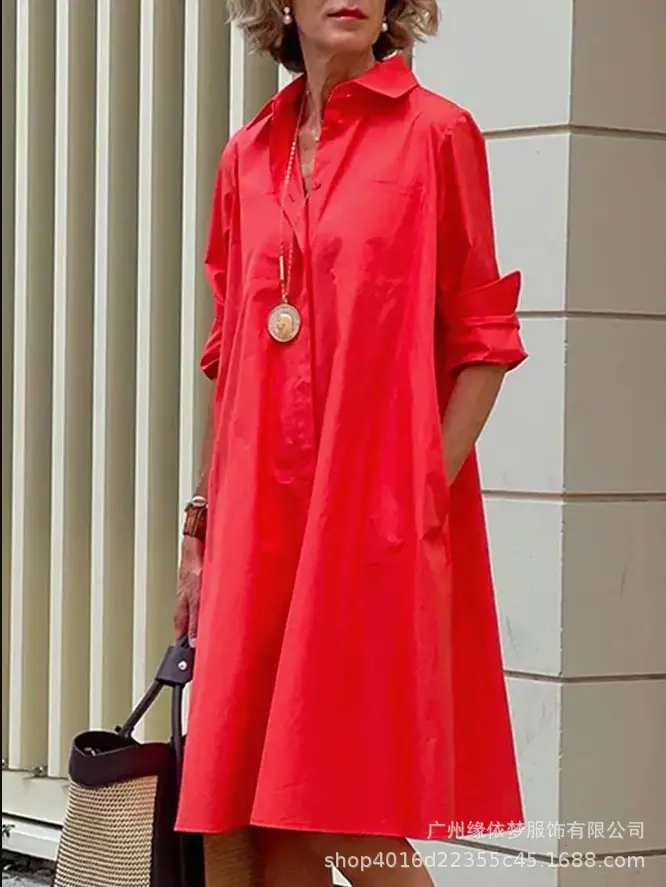 Pink Floral Printed Cardigan Dress for Women - Image 9