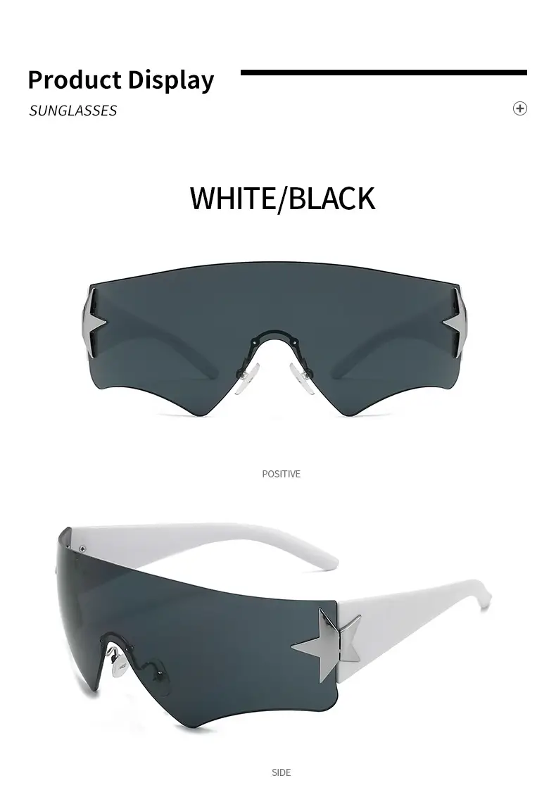 Aviator Sunglasses 2024 Star One-piece Frame — feature 10