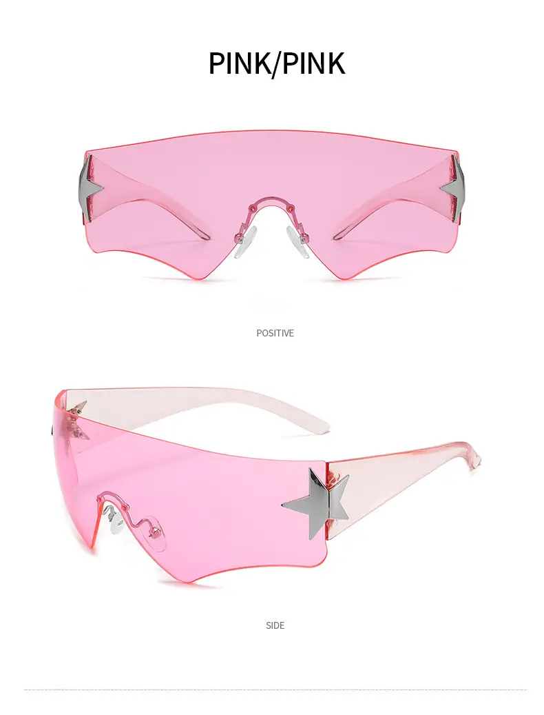 Aviator Sunglasses 2024 Star One-piece Frame — feature 15