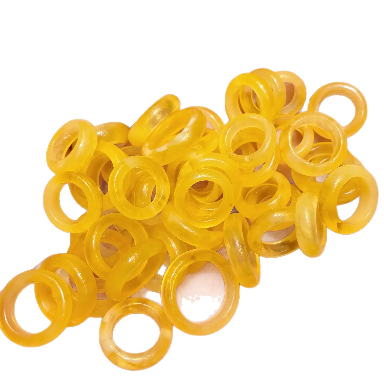Natural Russian Beeswax Running Rings Yellow Self-Design - Image 5