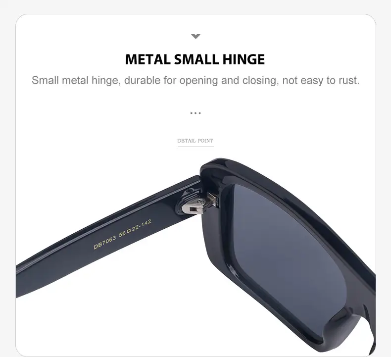 Retro Square Sunglasses for Men Anti-UV High End — feature 31