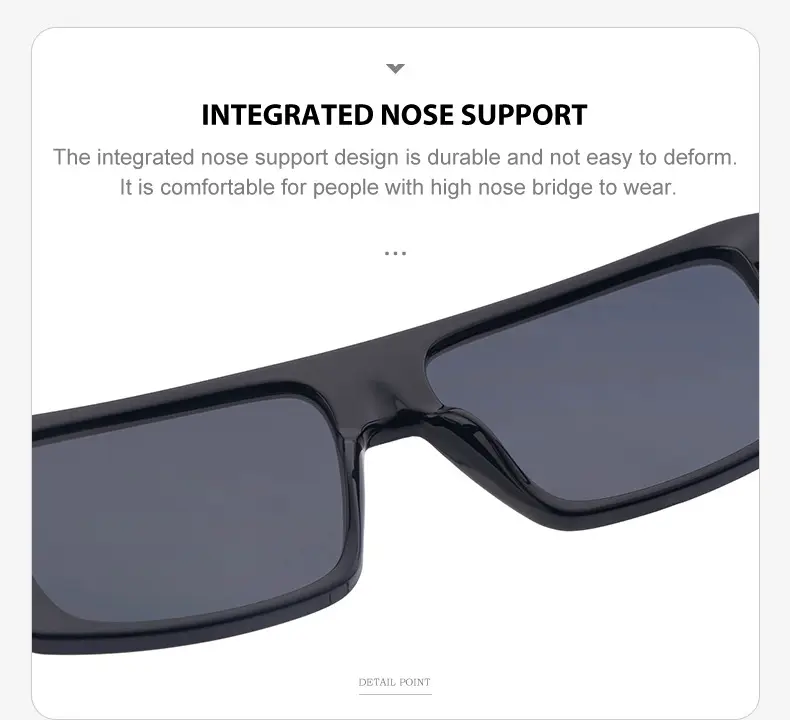 Retro Square Sunglasses for Men Anti-UV High End — feature 32
