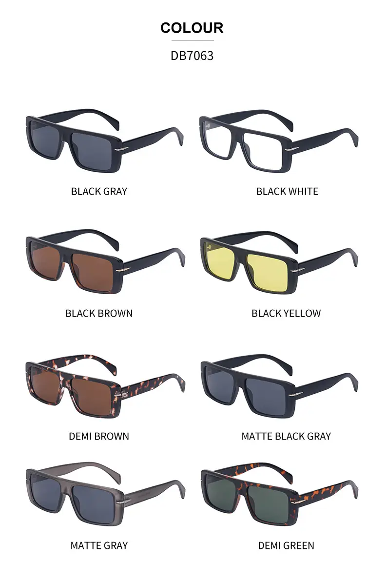Retro Square Sunglasses for Men Anti-UV High End — feature 35
