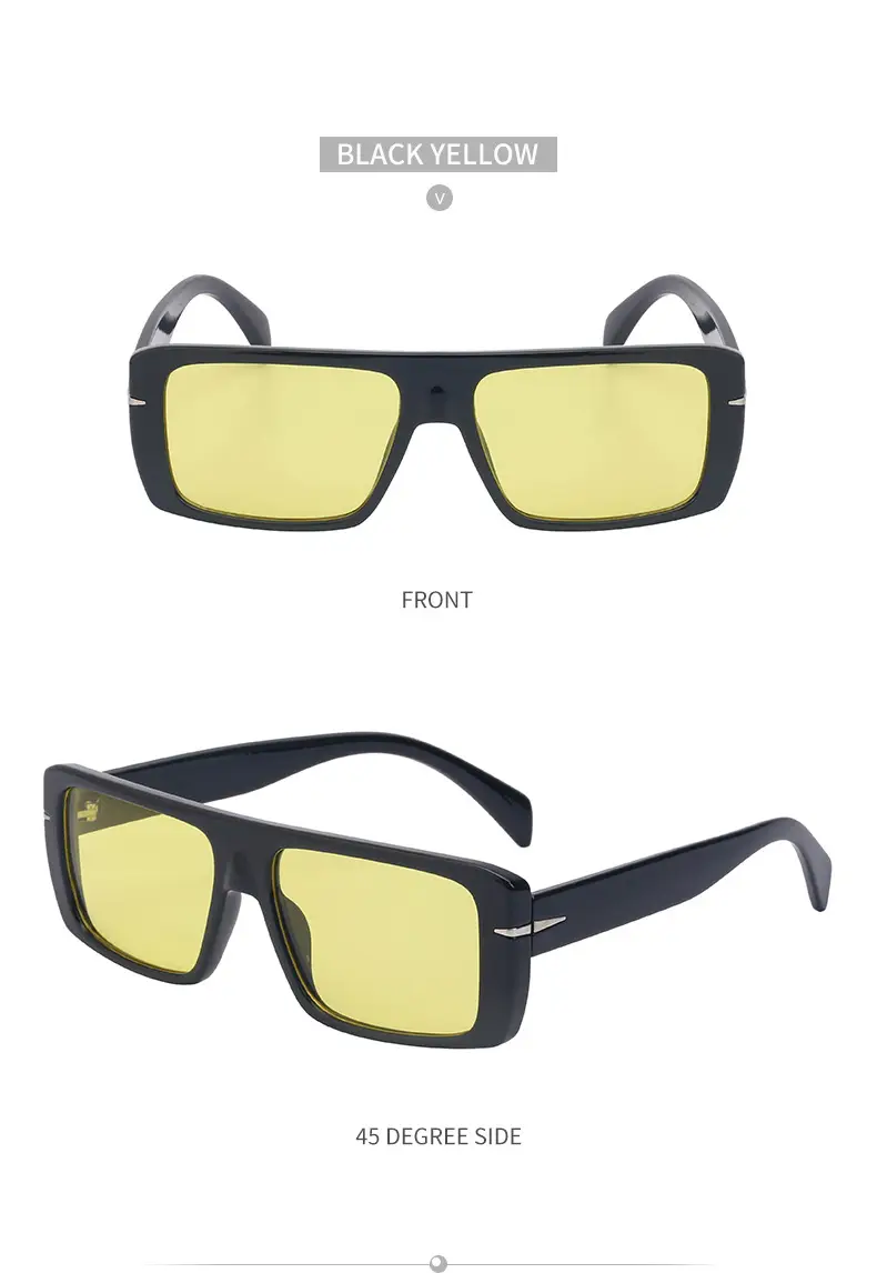 Retro Square Sunglasses for Men Anti-UV High End — feature 42
