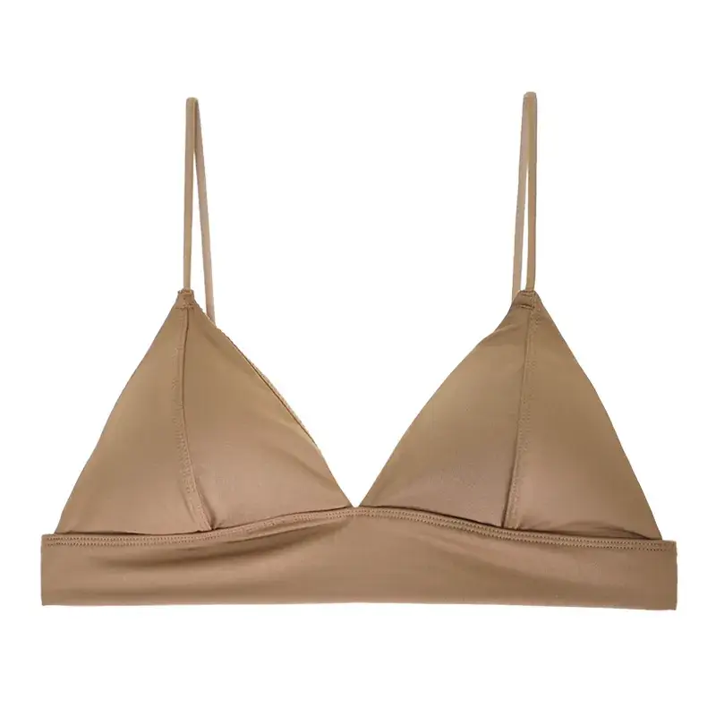 Black Triangle Cup French Underwear Bra Women - Image 8