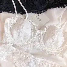 Black Triangle Cup French Underwear Bra Women — feature 3