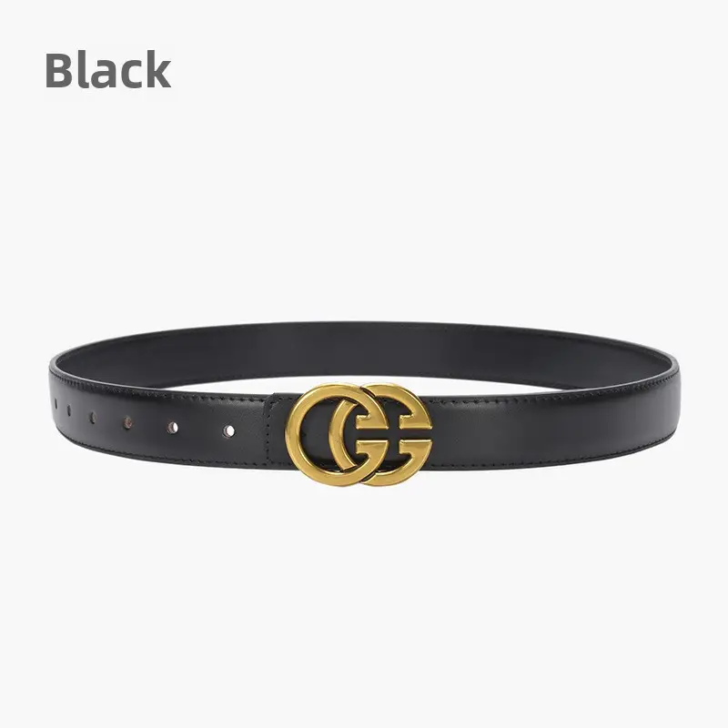 New Cow Leather Belt for Women with GG Logo - Image 2