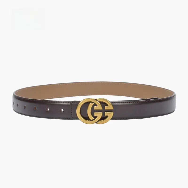 New Cow Leather Belt for Women with GG Logo - Image 4