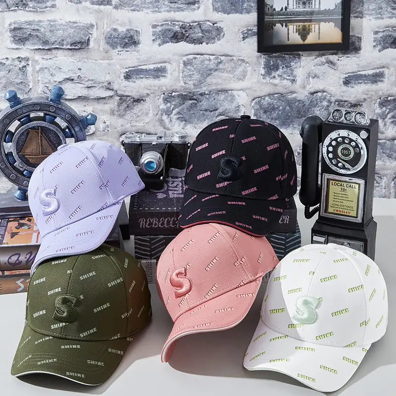 Pink Korean Style Baseball Cap for Men Women - Image 4