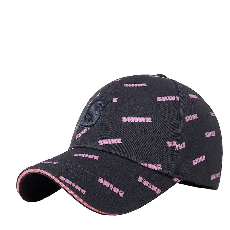 Pink Korean Style Baseball Cap for Men Women - Image 7