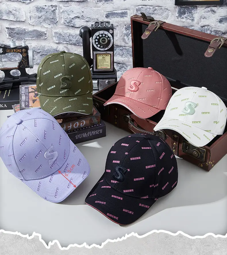 Pink Korean Style Baseball Cap for Men Women — feature 19