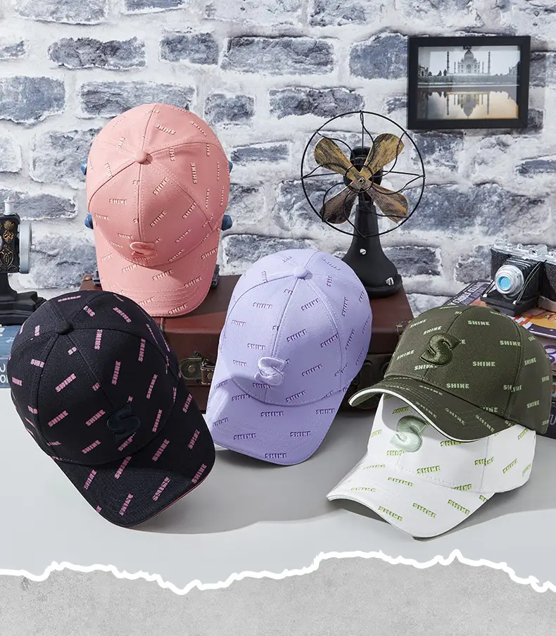 Pink Korean Style Baseball Cap for Men Women — feature 4